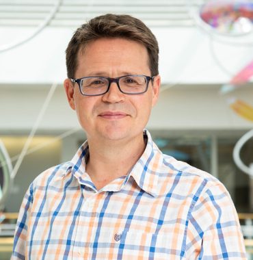 Dr. John Driver studies immune cells in pigs to fight the flu virus ...